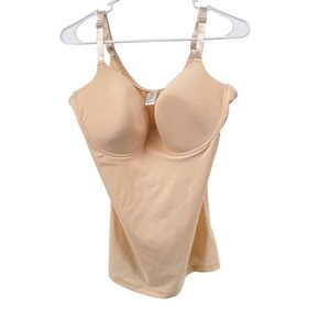 Delta Burke Nude Shapewear Camisole Built-in Underwire Bra 3X Style 7628-54